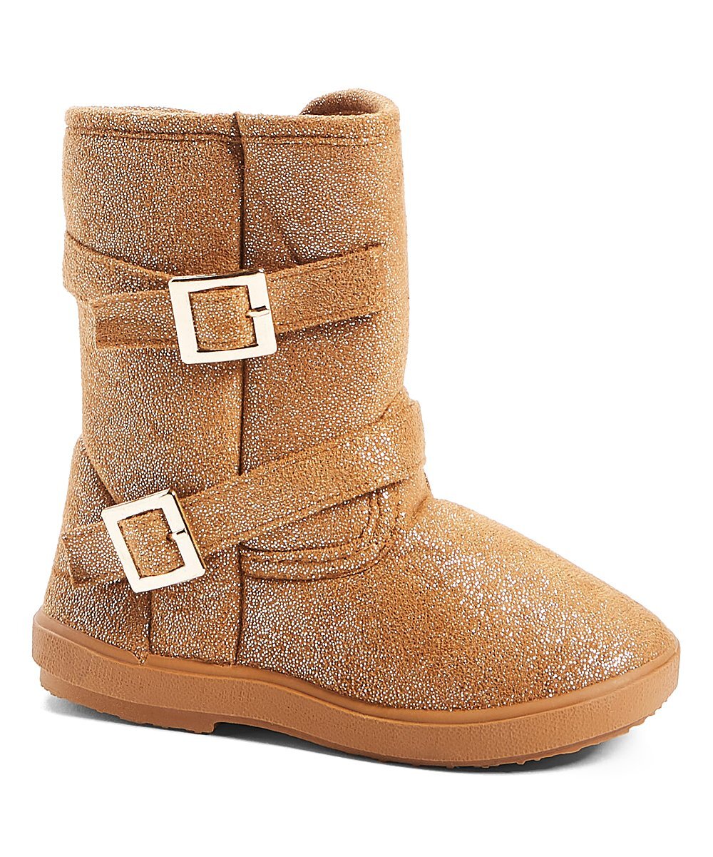 Shoe Box Trading | Camel Double-Buckle Bootie - Girls Size 12 (New in Bag)